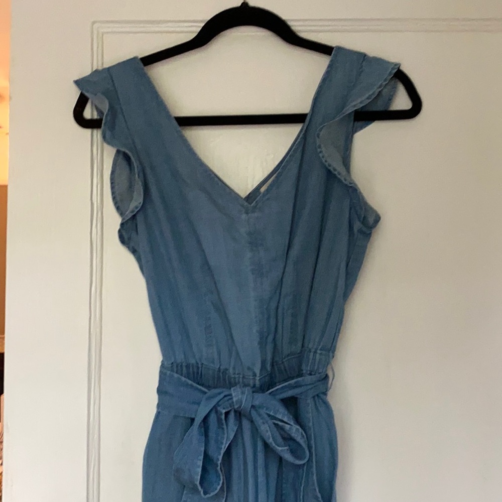 Loft Jean Jumpsuit